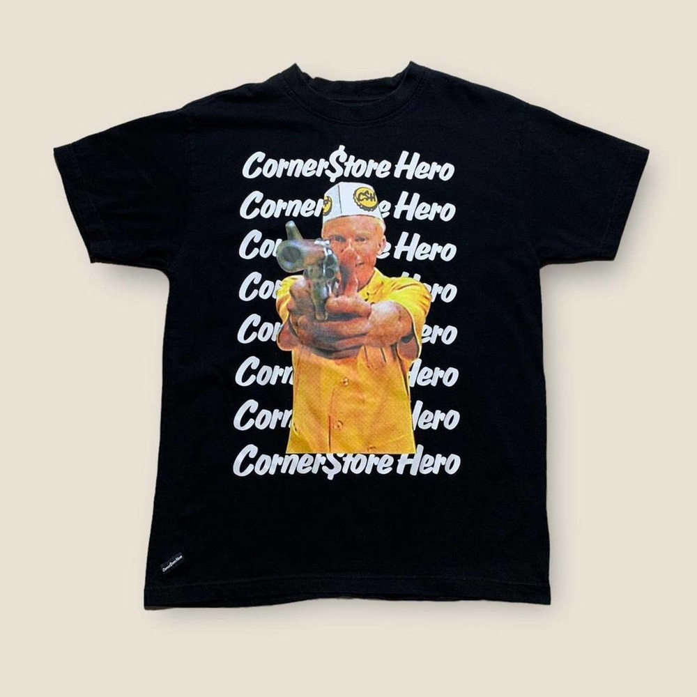 Corner store hero funny t shirt